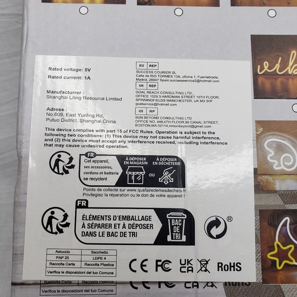 Pink Neon Good Vibes Wall Light 6 x 12 Inches USB Plug - Picture 5 of 5